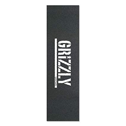 Grizzly Stamp White - Skateboard Griptape