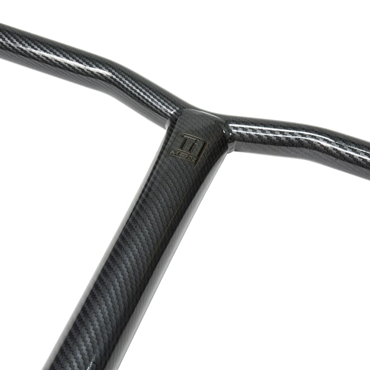MGP Bamf Titanium Carbon Wrap - Scooter Bars Carbon Wrap Close-Up