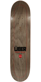 Almost Uber Black Mullen 8.0 - Skateboard Deck Top