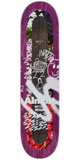 Almost In Bloom Impact Light Max 8.0 - Skateboard Deck Top