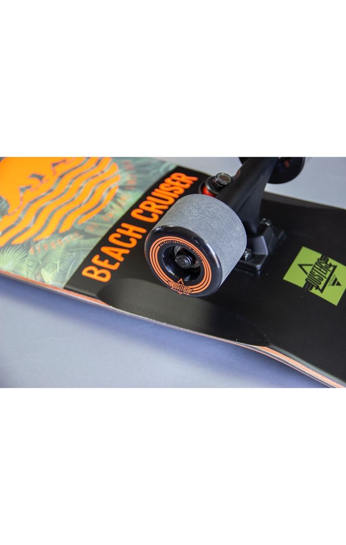 Dusters Beach Cruiser Jungle Army 29" - Cruiser Complete Wheel Logo Close Up