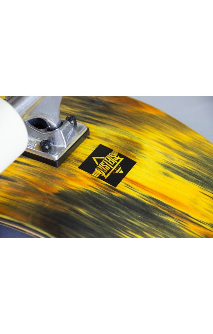 Dusters Cobra Yellow 29.5" - Cruiser Complete Logo Close Up