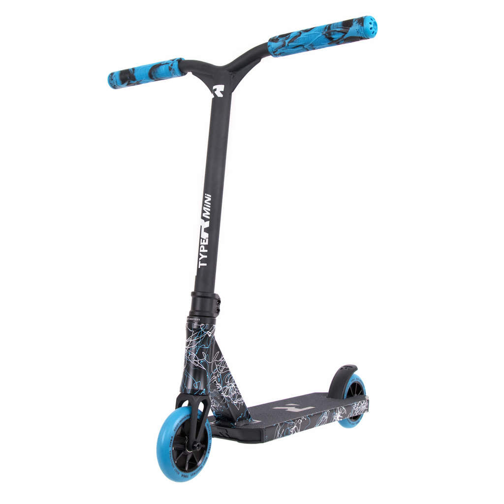 Root Industries Type-R Mini - Scooter Complete Blue Splatter