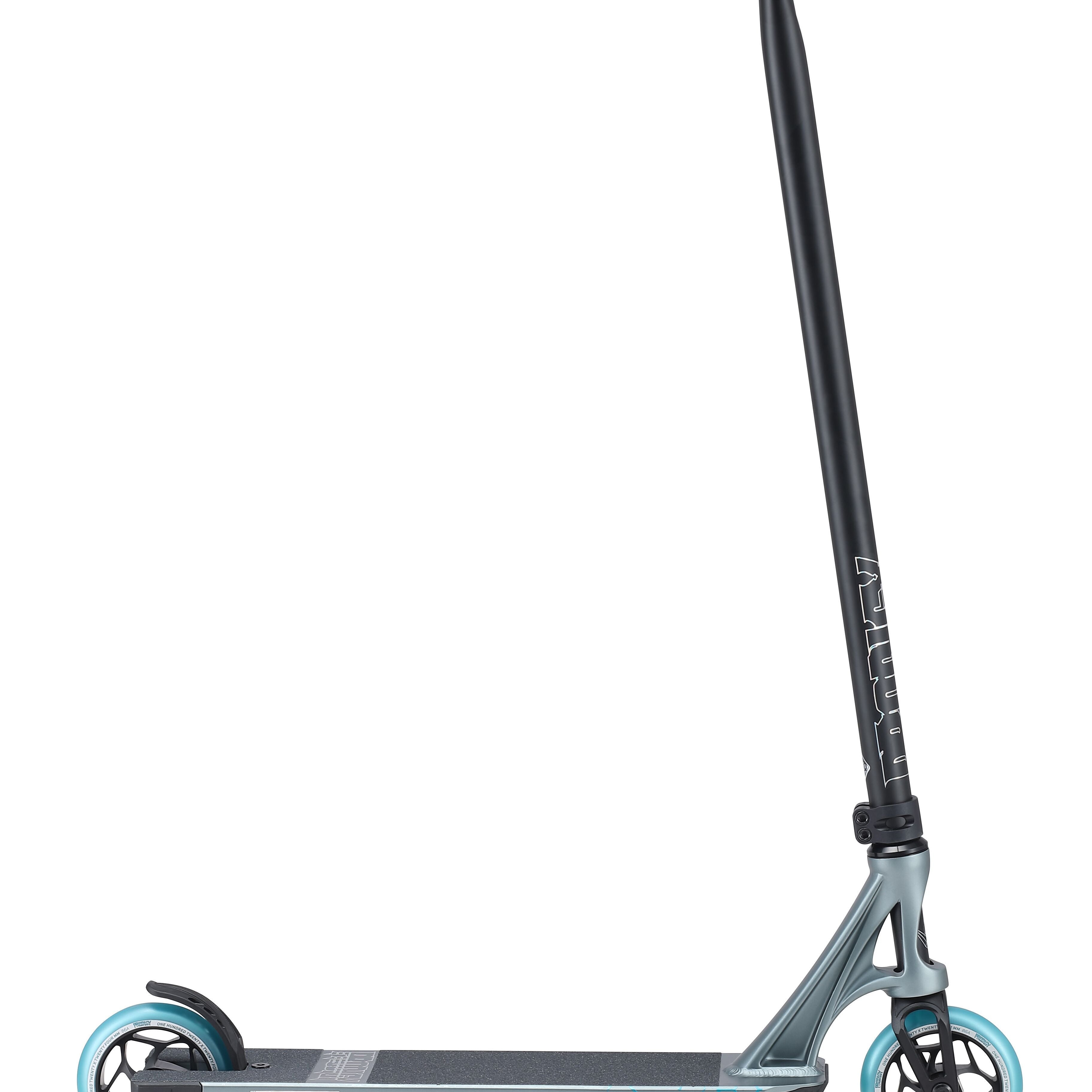 Envy Prodigy S8 Street Edition - Scooter Complete Grey Teal Side View
