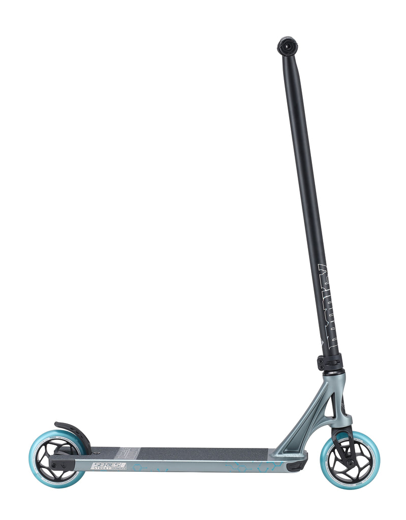 Envy Prodigy S8 Street Edition - Scooter Complete Grey Teal Side View