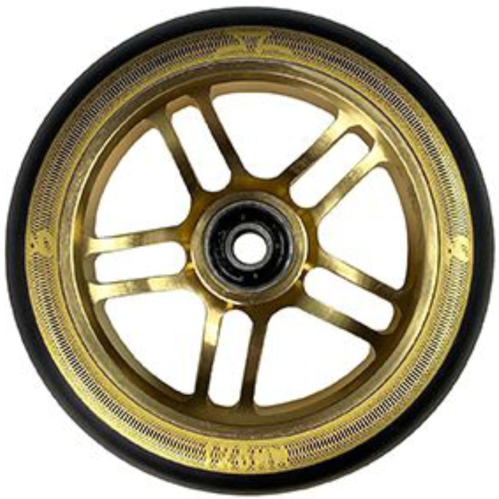 AO Scooters Circles 120x24mm (PAIR) - Scooter Wheels Gold Black