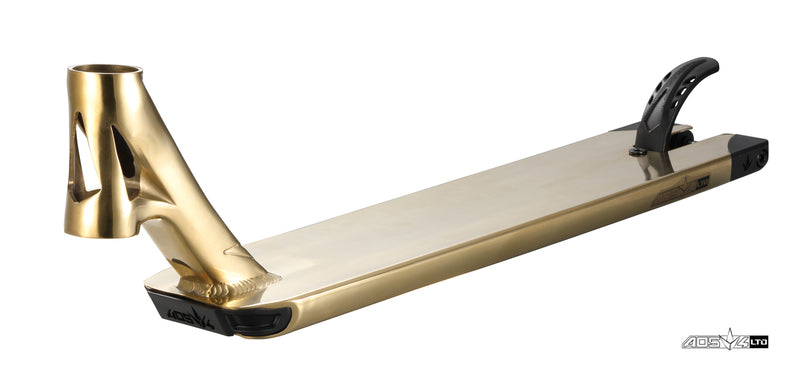 Envy AOS V4 Limited Edition Flavio Pesenti 2018, Scooter Deck, Gold, Angle View