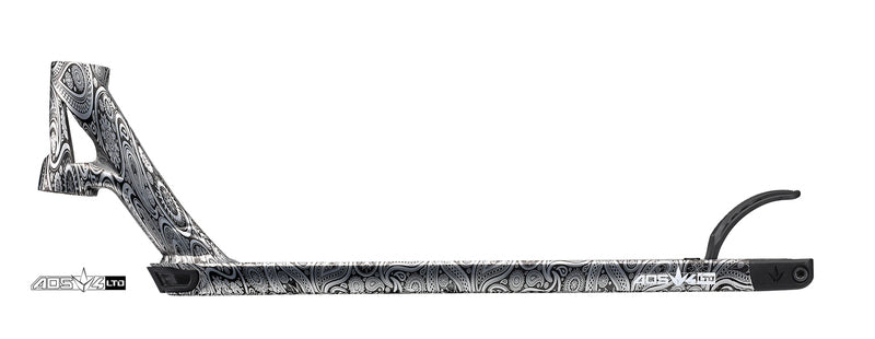 Envy AOS V4 Limited Edition Wazzeh 2018, Scooter Deck, Silver Bandana, Side View