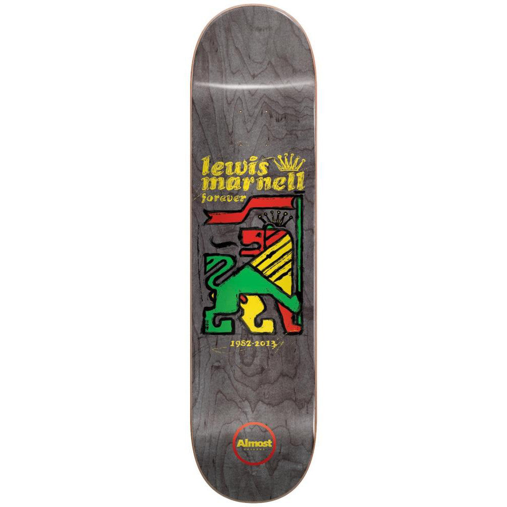 Almost Lewis Rasta Lion R7 8.0 - Skateboard Deck