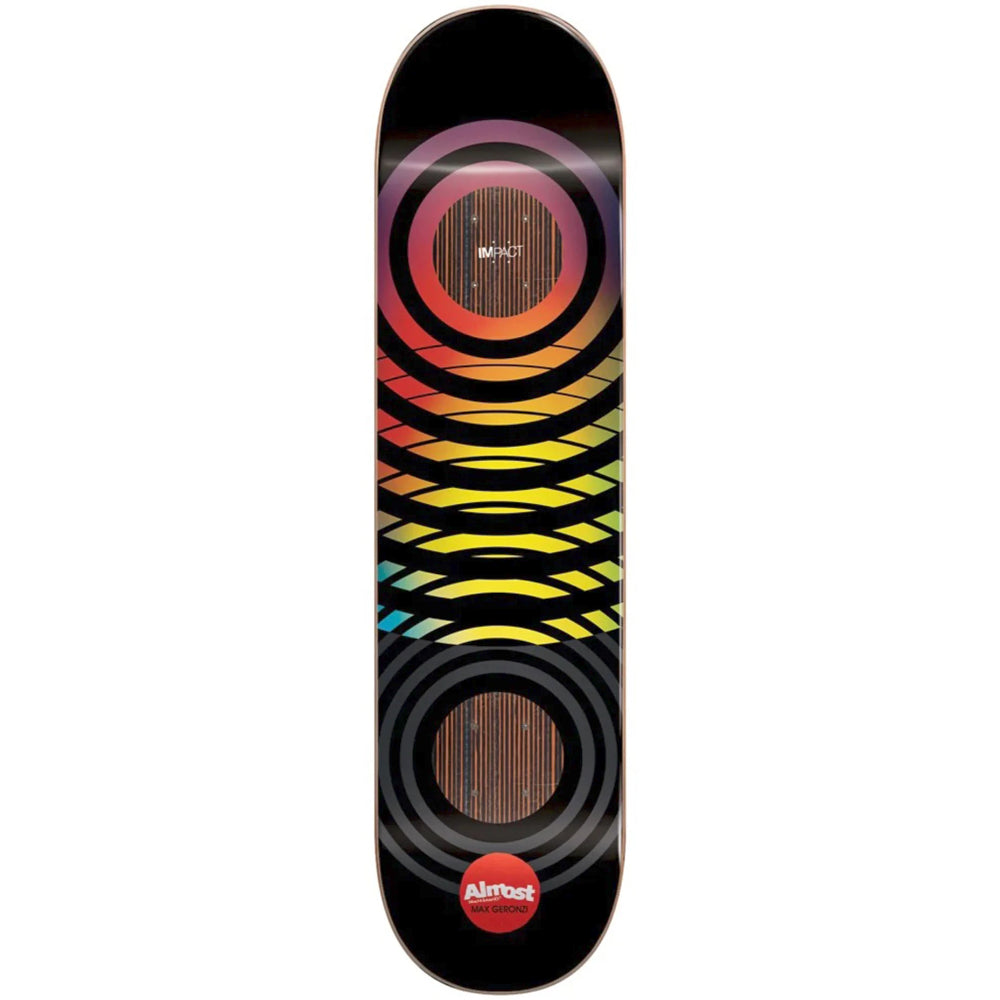 Almost Max Black Blur Impact 8.0 - Skateboard Deck