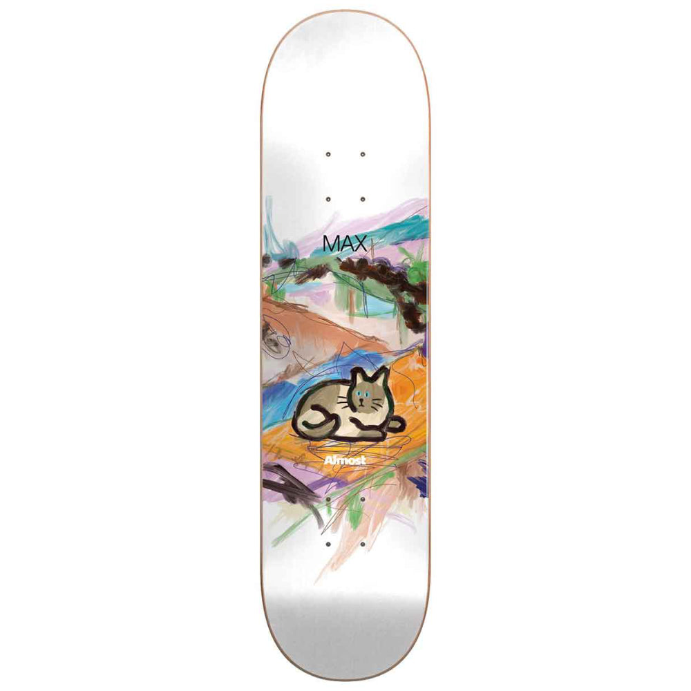 Almost Max Mean Pets Paintings Impact Light 8.25 - Skateboard Deck