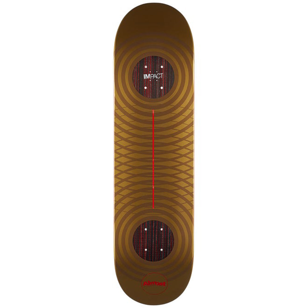 Almost Metallic Rings Impact Youness 8.25 - Skateboard Deck