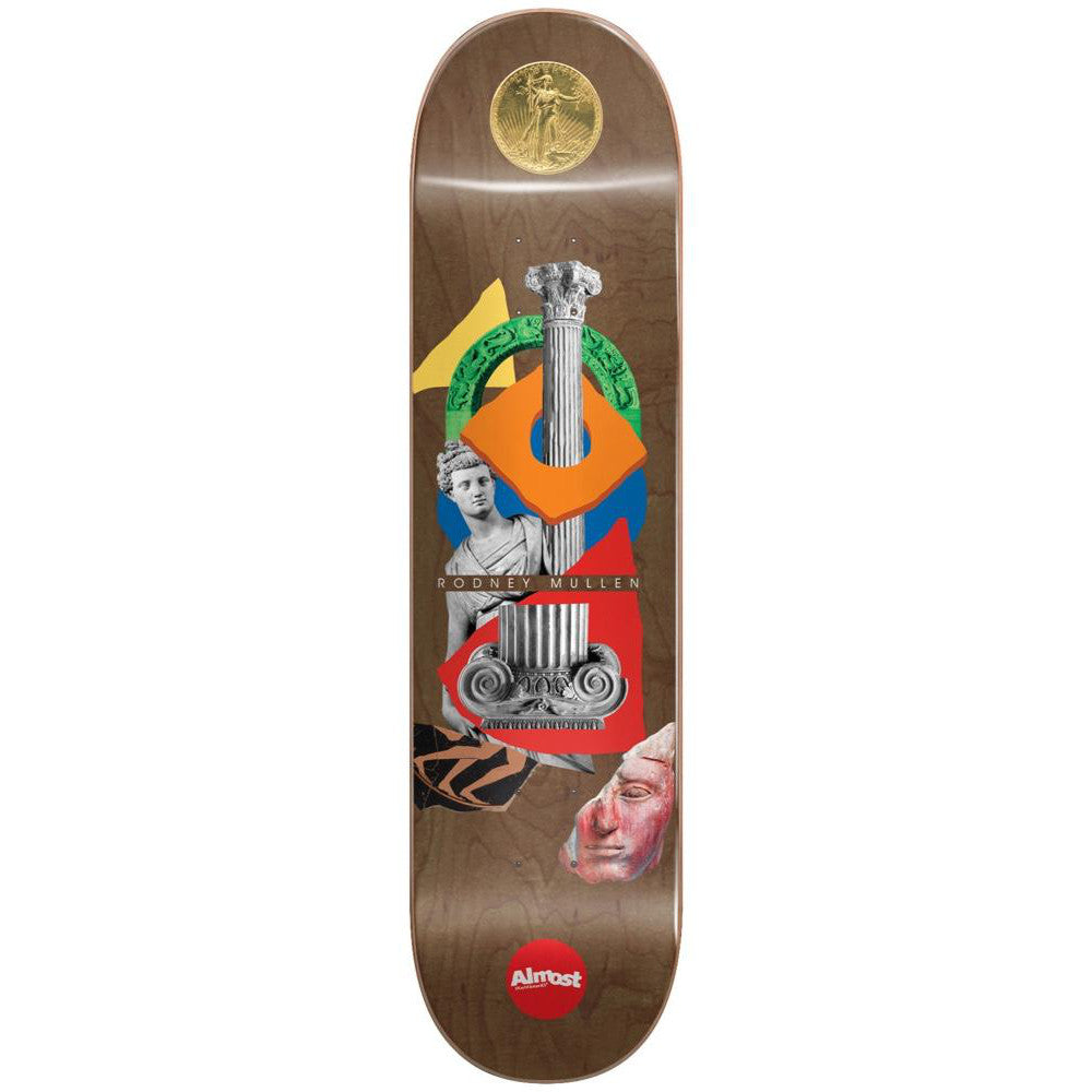 Almost Mullen Relics R7 Brown 7.75 - Skateboard Deck