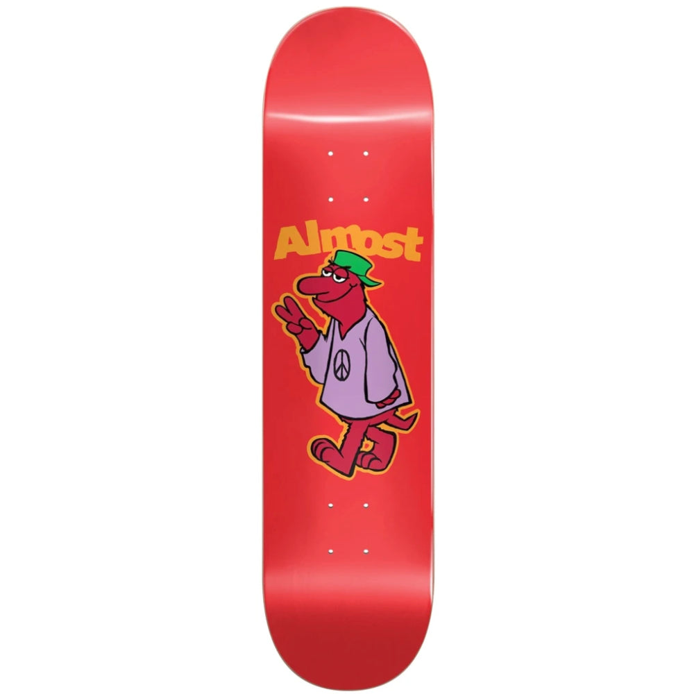Almost Peace Out HYB Red 8.125 - Skateboard Deck
