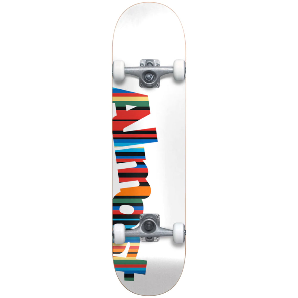 Almost Side Stripe FP White 7.75 - Skateboard Complete