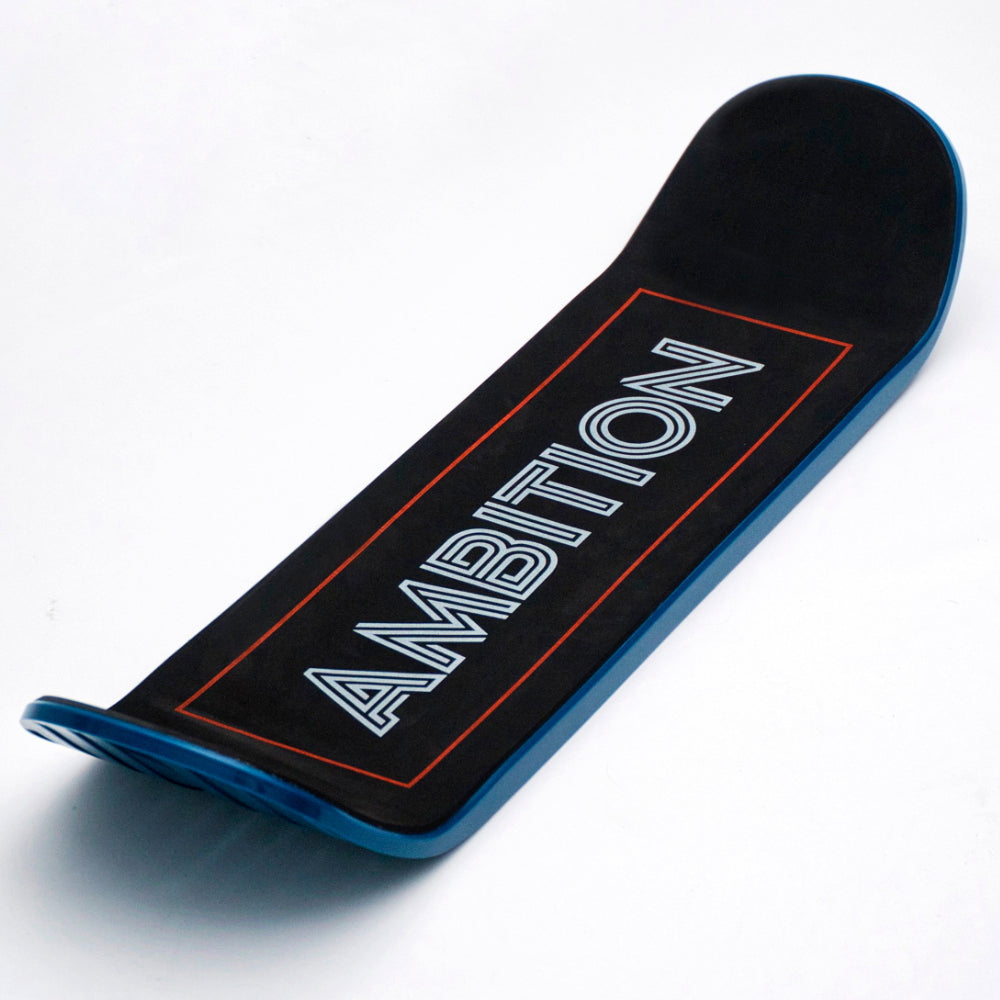 Ambition Jib Navy Snowskate Angle The Jib Series are entry level injected plastic snowskates. Perfect for the beginner snowskater with limited skateboarding experience. Ideal for backyard ride-on obstacles, hill bombs and learning basic tricks. Get jibbin’!