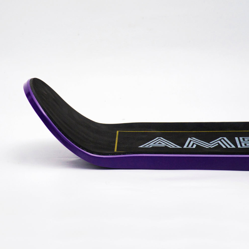 Ambition Jib Purple Snowskate Side The Jib Series are entry level injected plastic snowskates. Perfect for the beginner snowskater with limited skateboarding experience. Ideal for backyard ride-on obstacles, hill bombs and learning basic tricks. Get jibbin’!  Store in a cold & covered area for optimal stiffness and performance. Proudly made in Montreal, Canada from recyclable plastic.