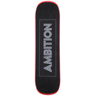 Ambition Jib Red Snowskate Griptape The Jib Series are entry level injected plastic snowskates. Perfect for the beginner snowskater with limited skateboarding experience. Ideal for backyard ride-on obstacles, hill bombs and learning basic tricks. Get jibbin’!  Store in a cold & covered area for optimal stiffness and performance. Proudly made in Montreal, Canada from recyclable plastic.