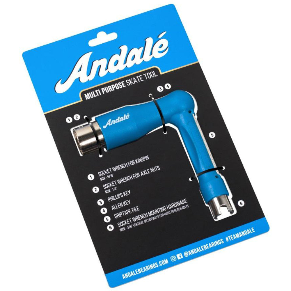 Andale Multi Purpose Tool Blue - Skateboard Tool