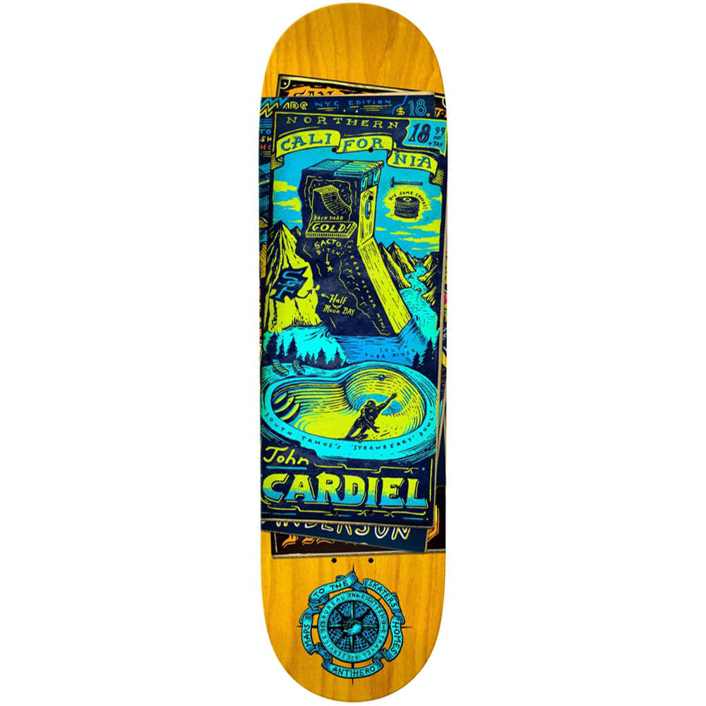 Antihero Cardiel Maps To The Skater Homes 8.62 - Skateboard Deck