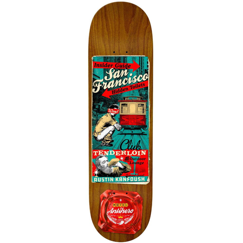 Antihero Kanfoush Motel 18 8.12 - Skateboard Deck