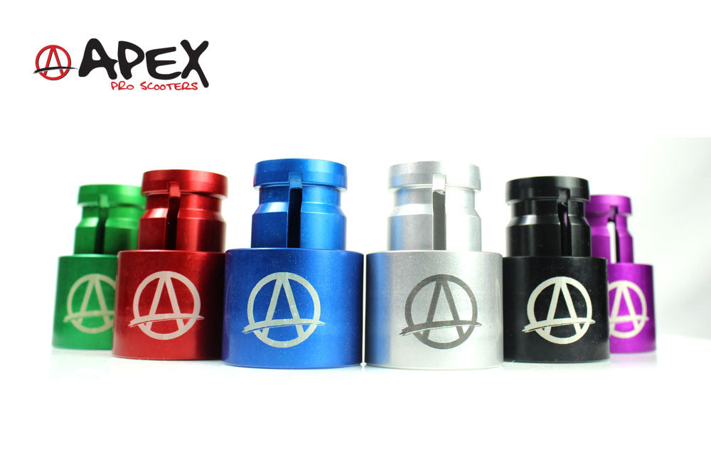 Scooter clamp for freestyle scooter, All colors, IHC/HIC Converter