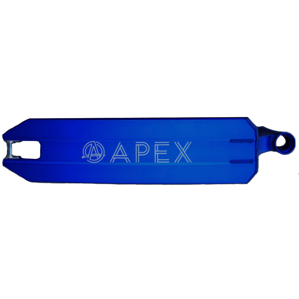 Apex Angle 5" Blue Freestyle Scooter Deck Bottom