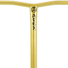 Apex Bol Bars Black Oversized Freestyle Scooter Bars HIC Gold Close Up