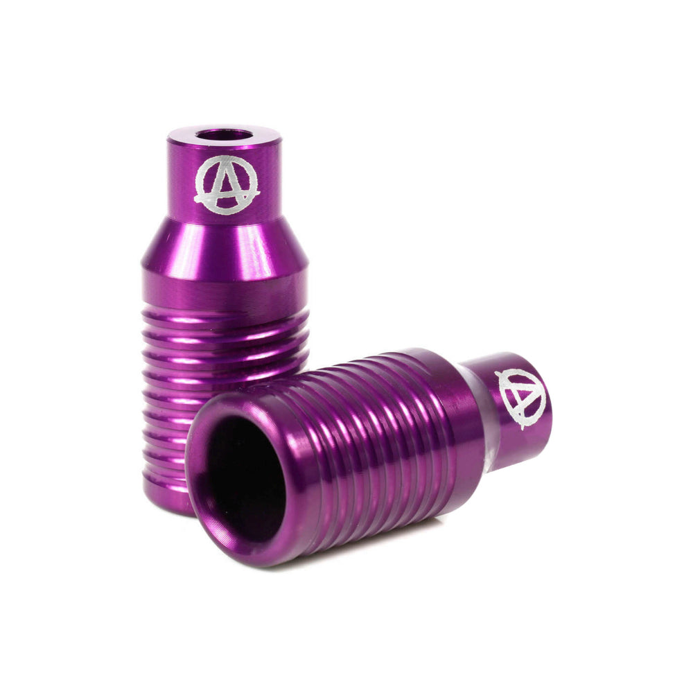 Apex Bowie - Scooter Pegs Purple Pair Axle