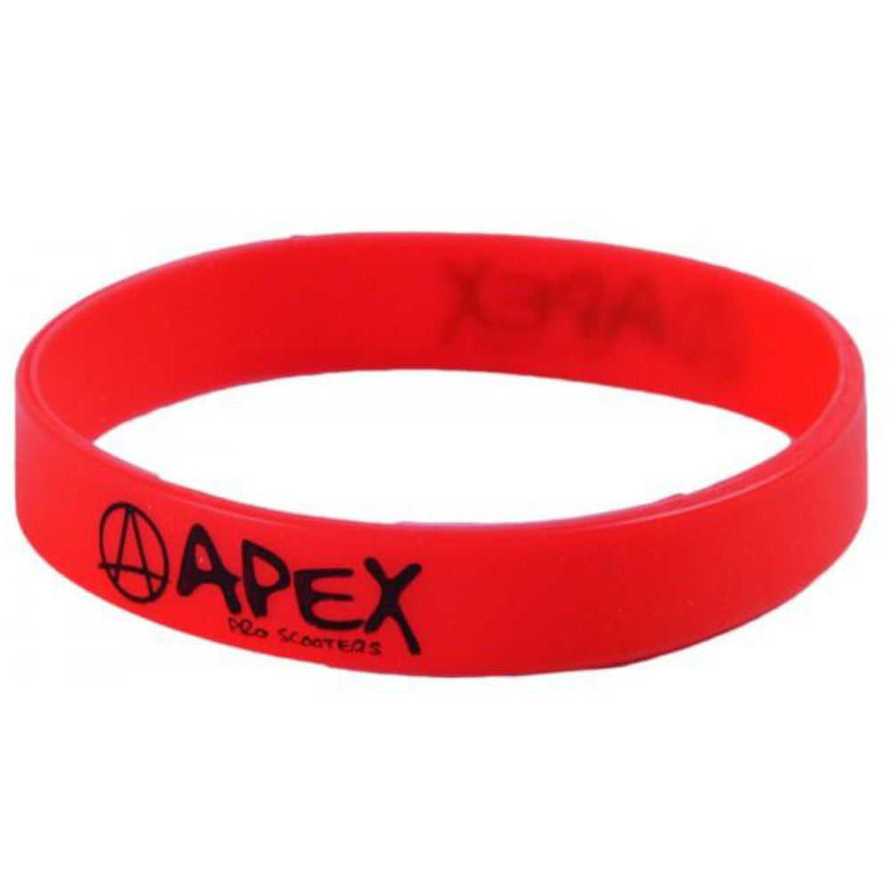 Apex Wristband Red Rubber