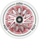 Aztek Ermine 110mm White PU (PAIR) - Scooter Wheels Ruby
