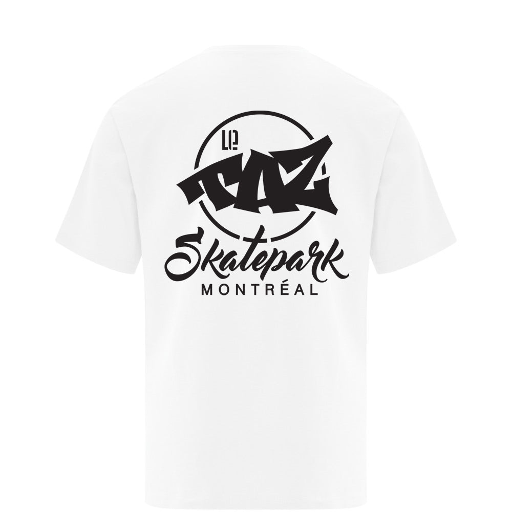 TAZ X-Logo T-Shirt White Back