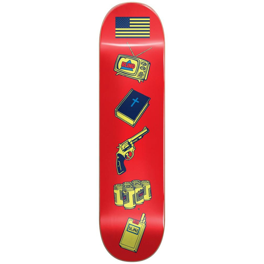Blind American Icons RHM Red 8.25 - Skateboard Deck