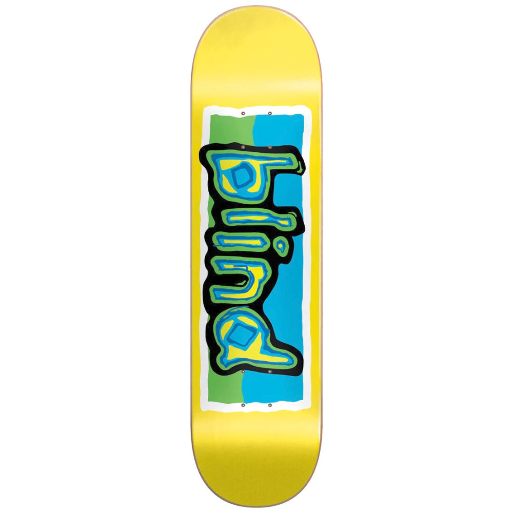 Blind Colored Logo RHM Yellow 8.0 - Skateboard Deck