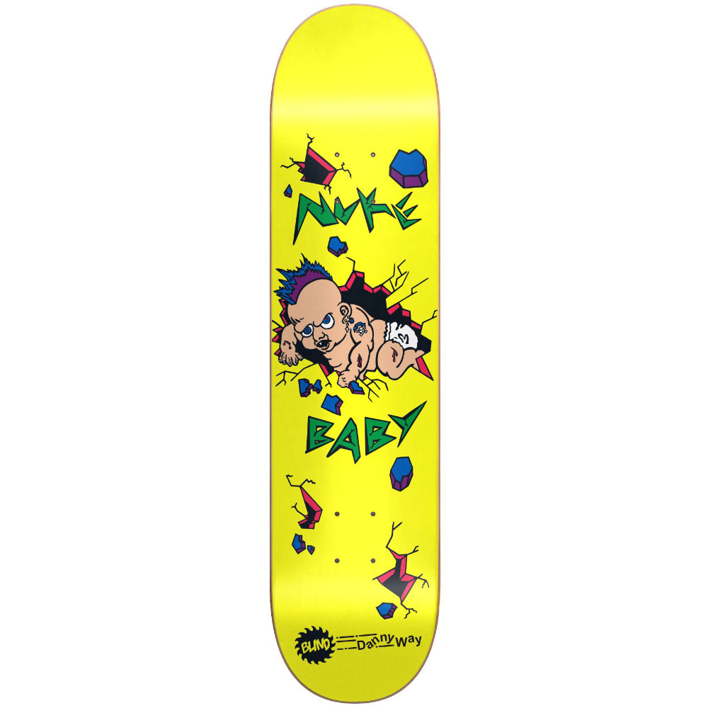 Blind Danny Way Nuke Baby HT Popsicle Yellow 8.375 - Skateboard Deck