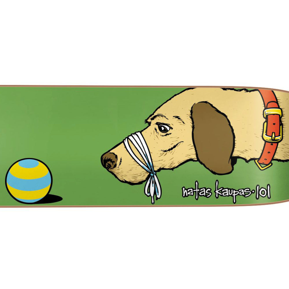Blind Heritage Natas Dog HT Green 7.88 - Skateboard Deck Close Up