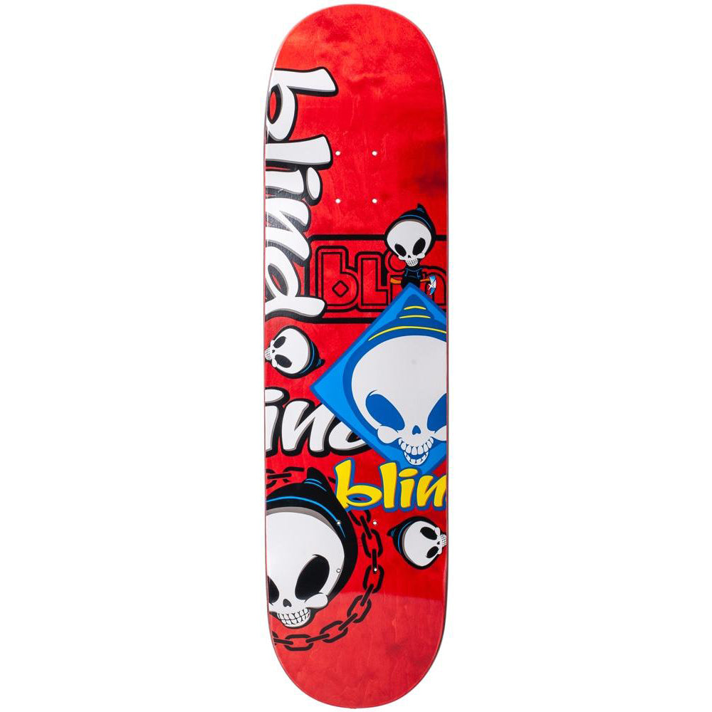 Blind Random Placement HYB Red 8.25 - Skateboard Deck