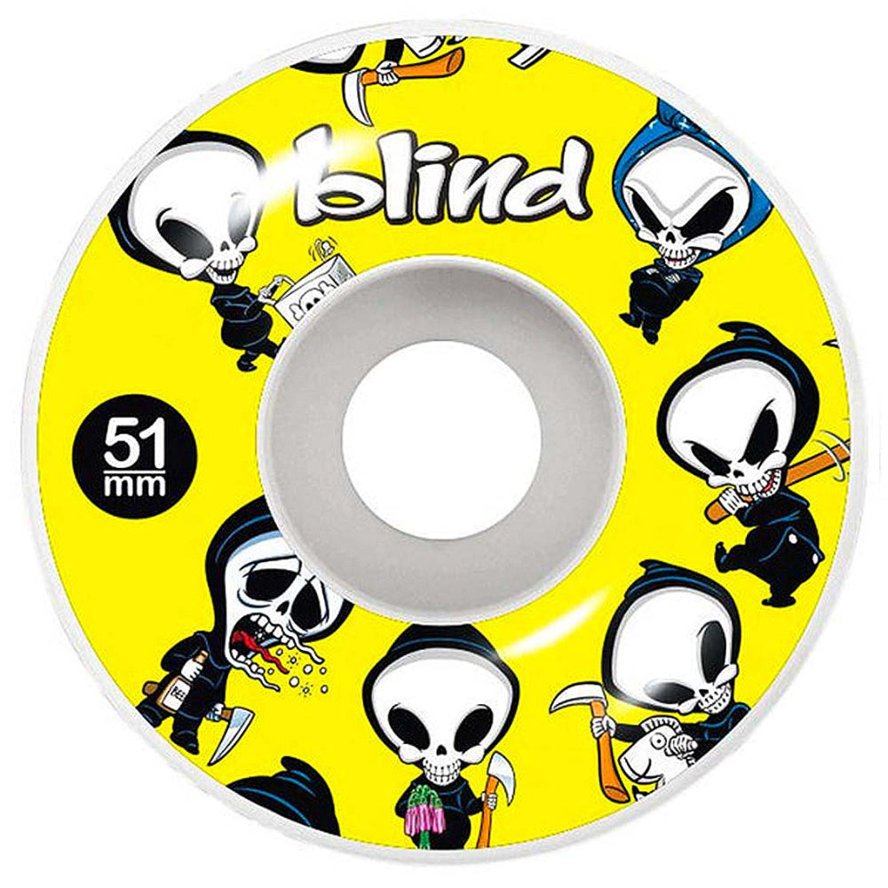 Blind Reaper Wallpaper Yellow 51mm - Skateboard Wheels