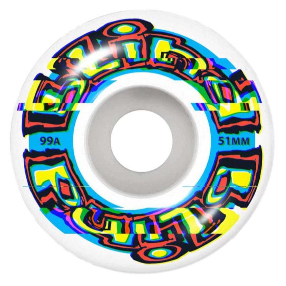 Blind Youth Logo Glitch FP White 7.25 - Skateboard Complete Wheels