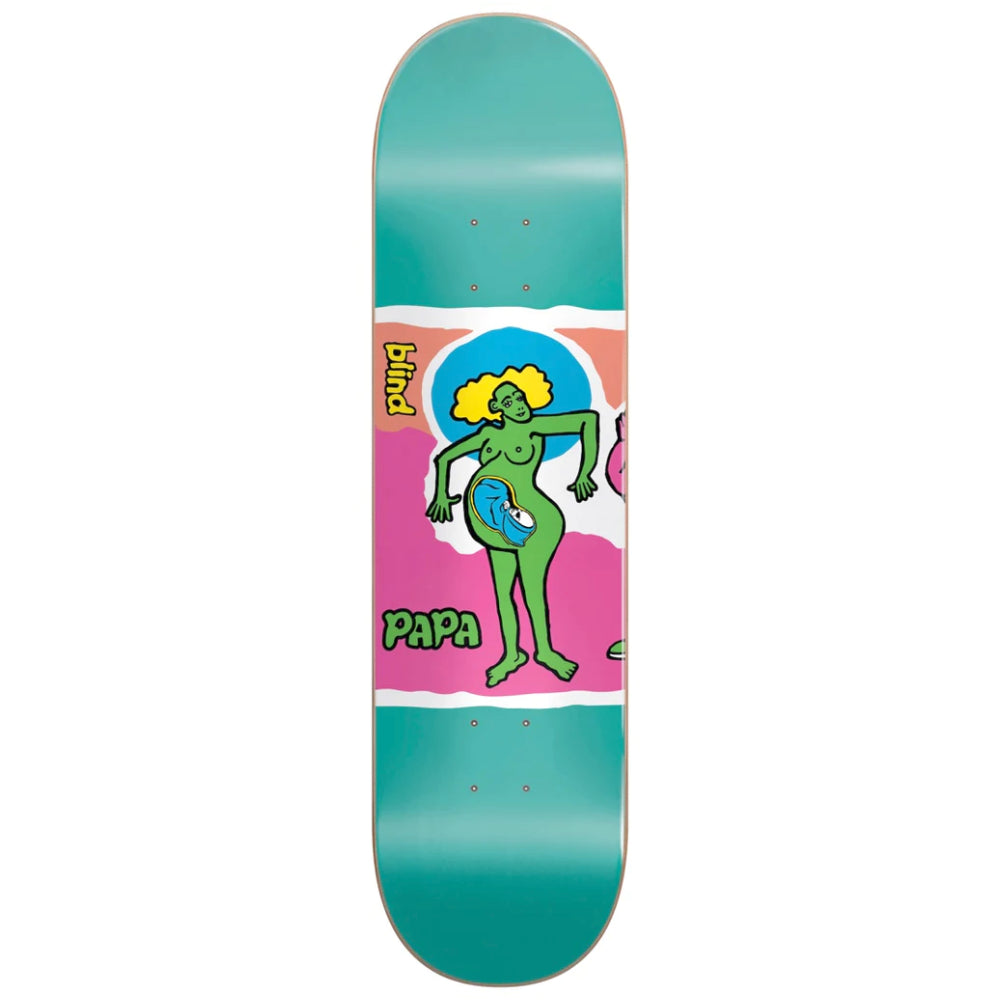 Bling Papa Color Portrait Super SAP R7 8.0 - Skateboard Deck