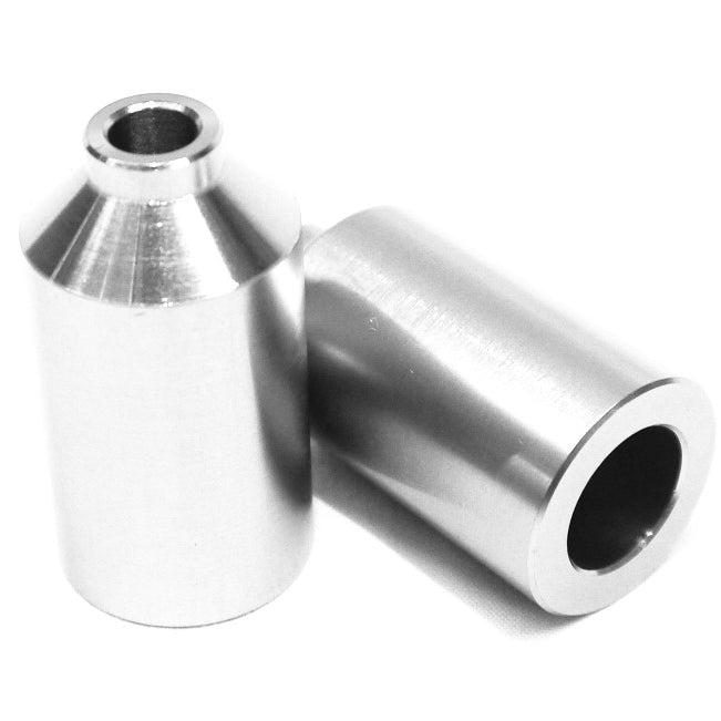Envy Aluminium - Scooter Pegs Silver