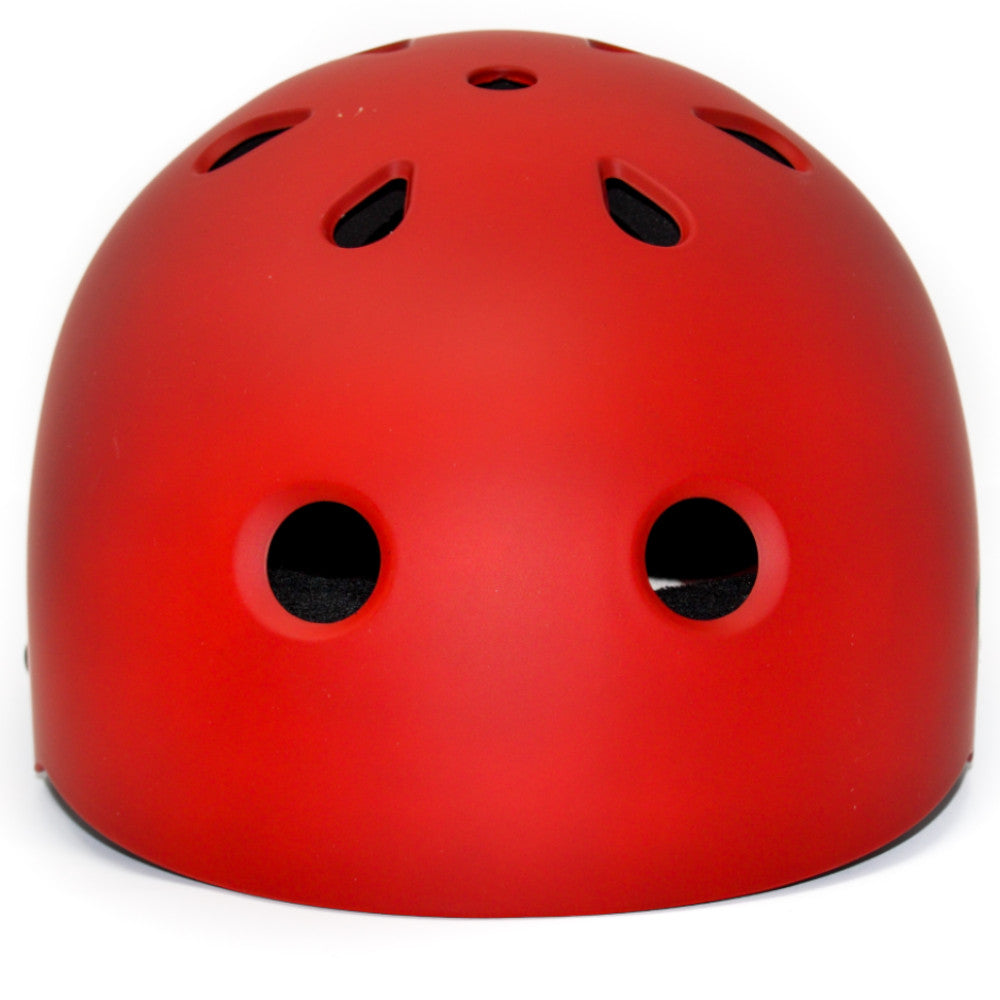 Bol Rubber Paint Bloody Red / Black - Helmet Front View