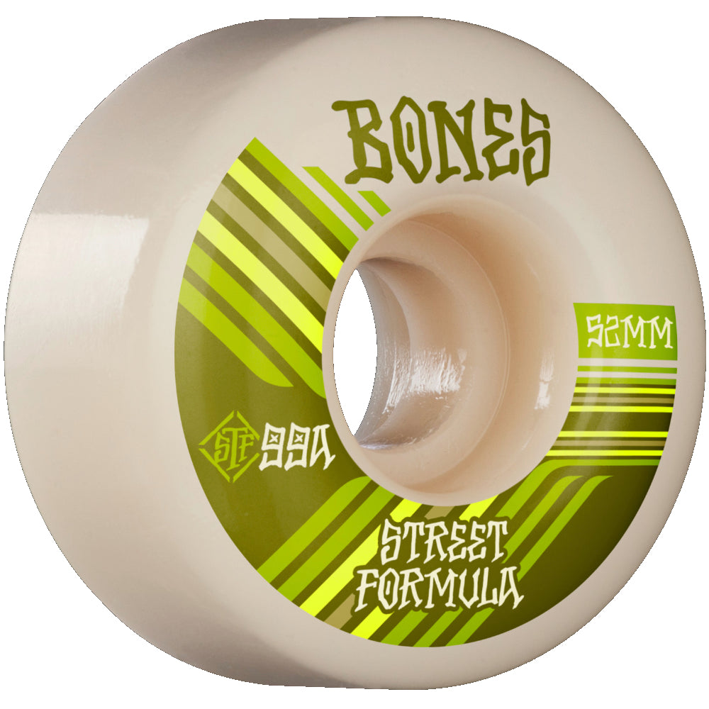 Bones STF Retros V4 Wide 99A - Skateboard Wheels 52mm