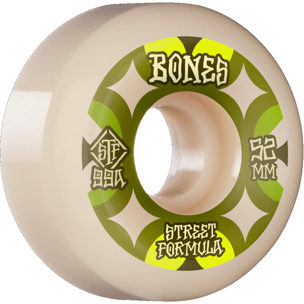 Bones STF Retros V5 Sidecut 99A - Skateboard Wheels 52mm