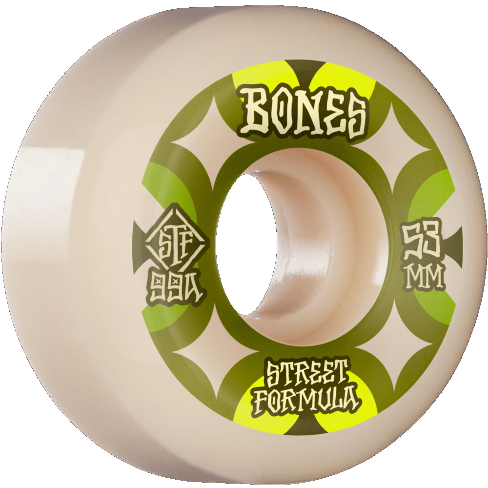Bones STF Retros V5 Sidecut 99A - Skateboard Wheels 53mm