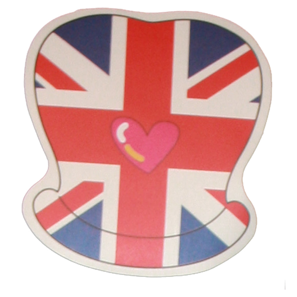 British Hat - Sticker