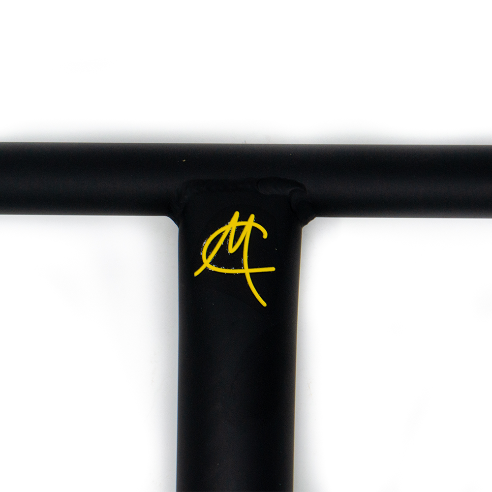 Cameron McRobbie Signature Freestyle Scooter Bars Close Up Back Logo