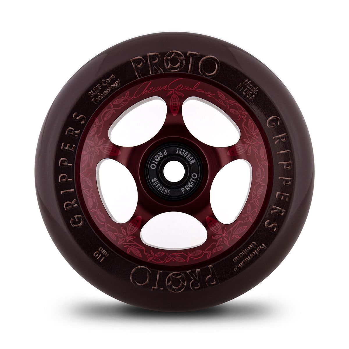 Proto Chocoholic Grippers Chema Cardenas Sig. (PAIR) - Scooter Wheels Front View