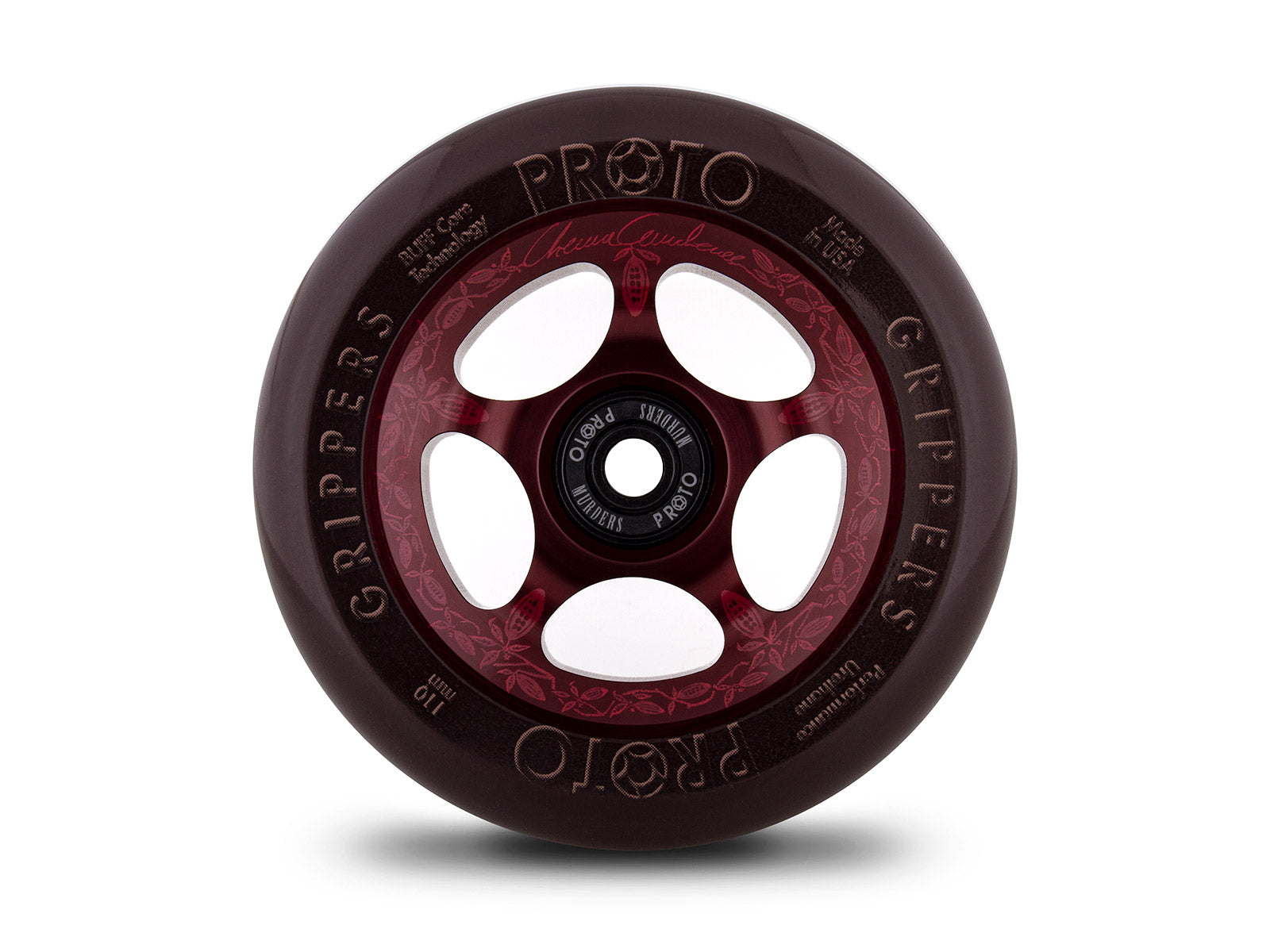 Proto Chocoholic Grippers Chema Cardenas Sig. (PAIR) - Scooter Wheels Front View