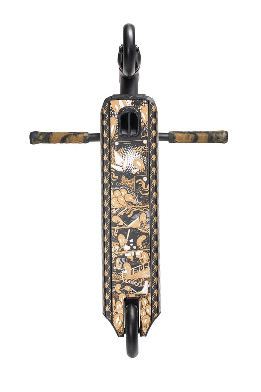 Envy Colt S4 - Complete Scooter Black Gold Bottom Deck View